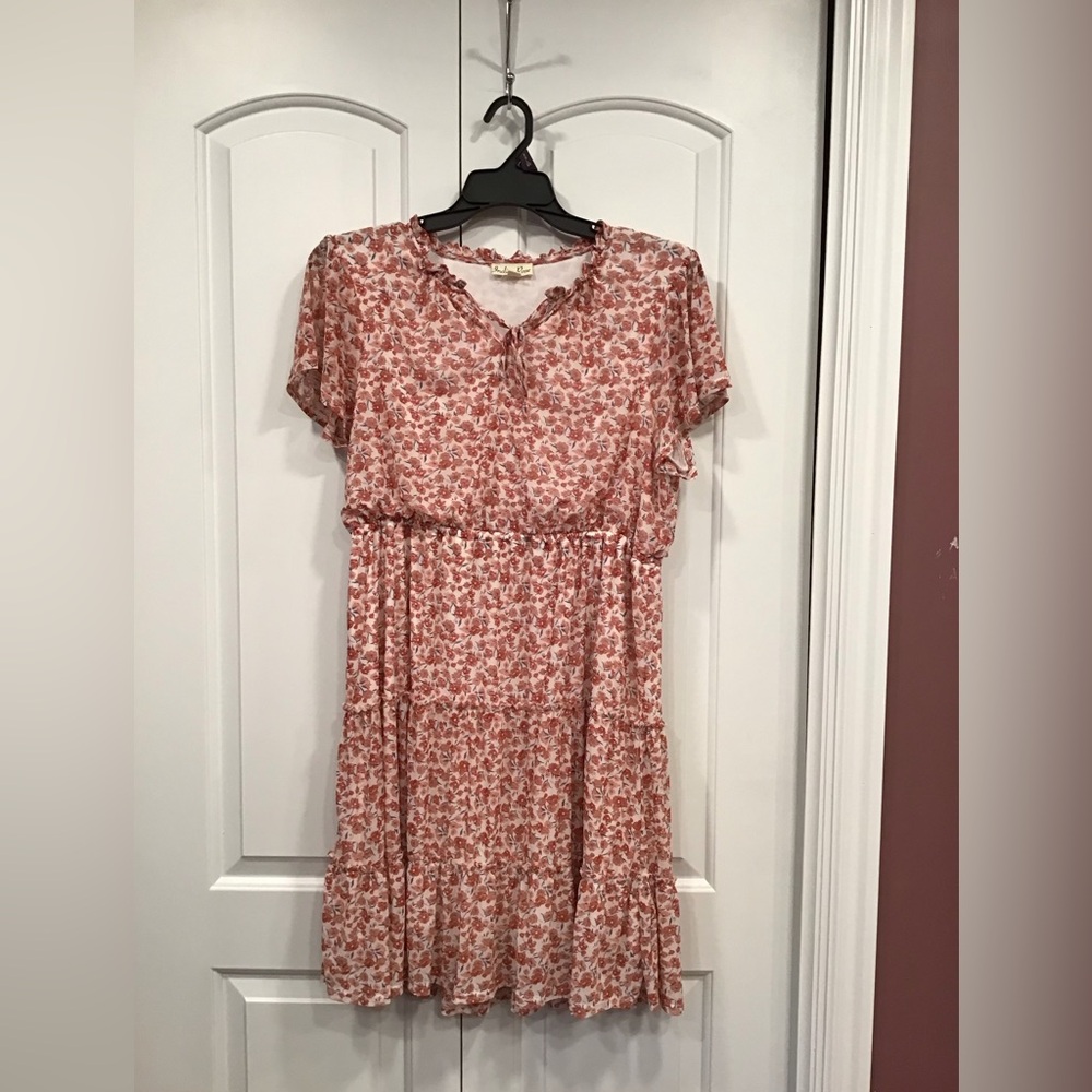 PXL Floral Indian Rose Dress